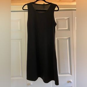 Casual tank black summer dress with pockets size Large